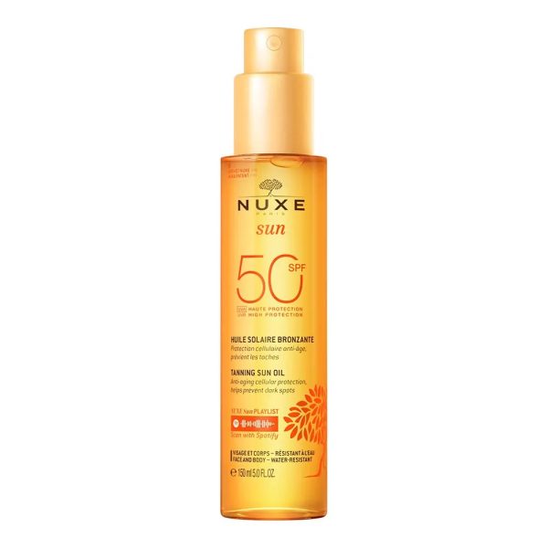 Nuxe Huile Bronzante Haute Protection SPF50 150ml