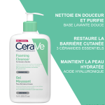 CeraVe Gel Nettoyant Moussant Peaux Normales à Grasses 473ml
